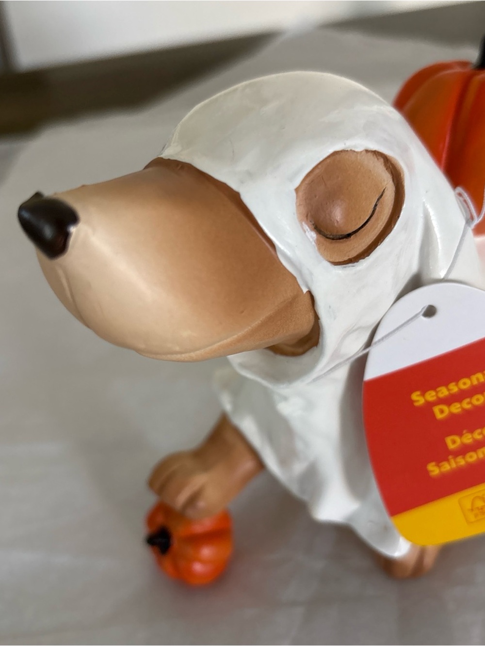 Ghost Dog Halloween Decor – Trick or Treat Dachshund with Jack-O’-Lanterns NEW - Picture 8 of 13